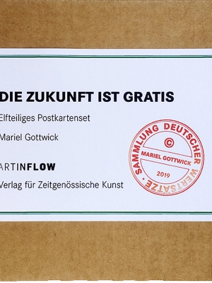 set of postcards: Mariel Gottwick: Future is free (Die Zukunft ist Gratis)