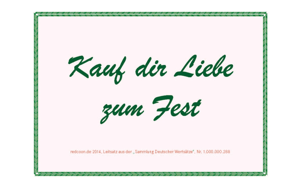 view postcard: Mariel Gottwick: guiding principle (Leitsatz)
