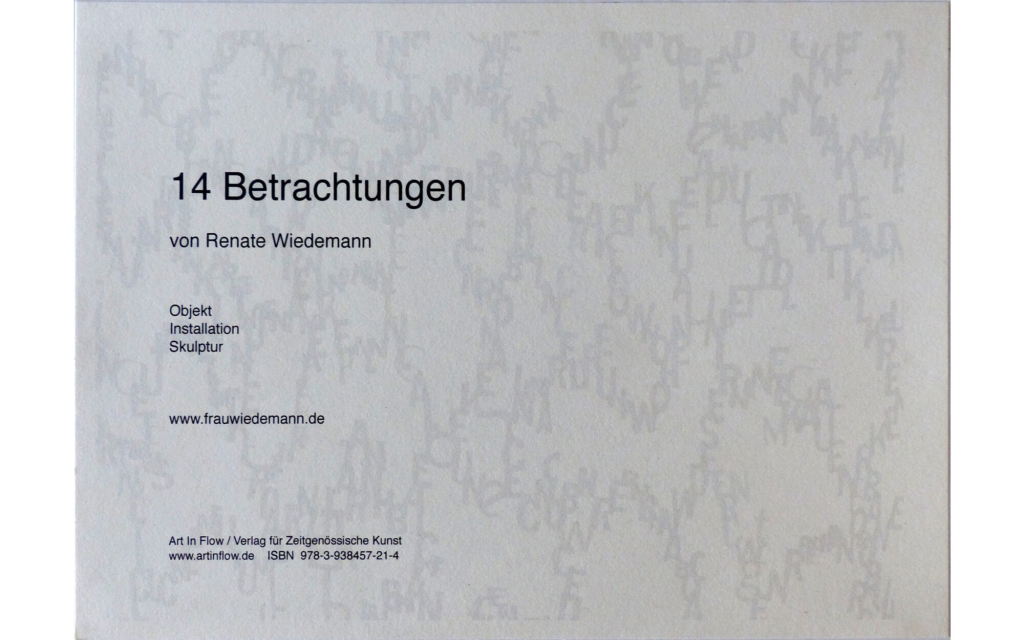 Cover and Box: Renate Wiedemann - 14 Betrachtungen (14 Views)
